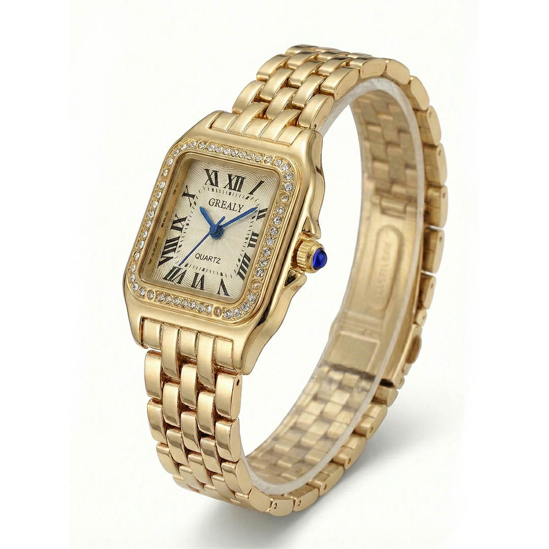 Montre femme -  l’Intemporelle  L’or scintillant