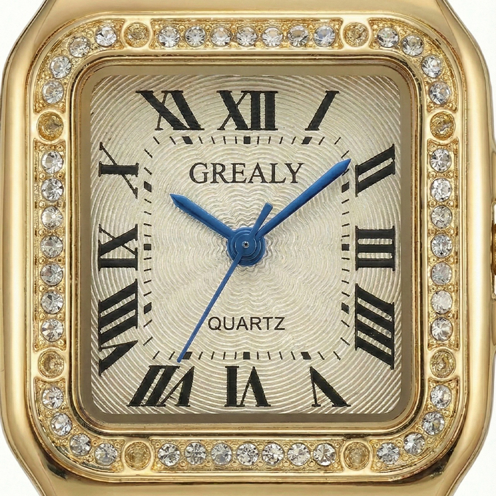 Montre femme -  l’Intemporelle  L’or scintillant