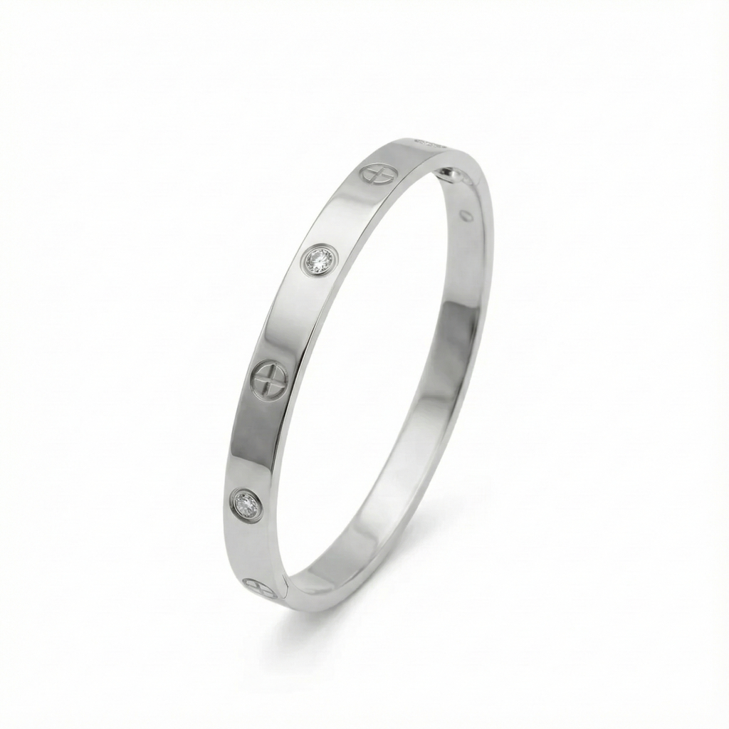 Bracelet Jonc -  L’Iconique – L’icône de l’élégance argentée