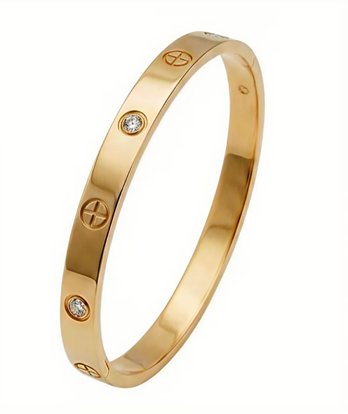 Bracelet Jonc -  L’Iconique – L’icône de l’élégance dorée