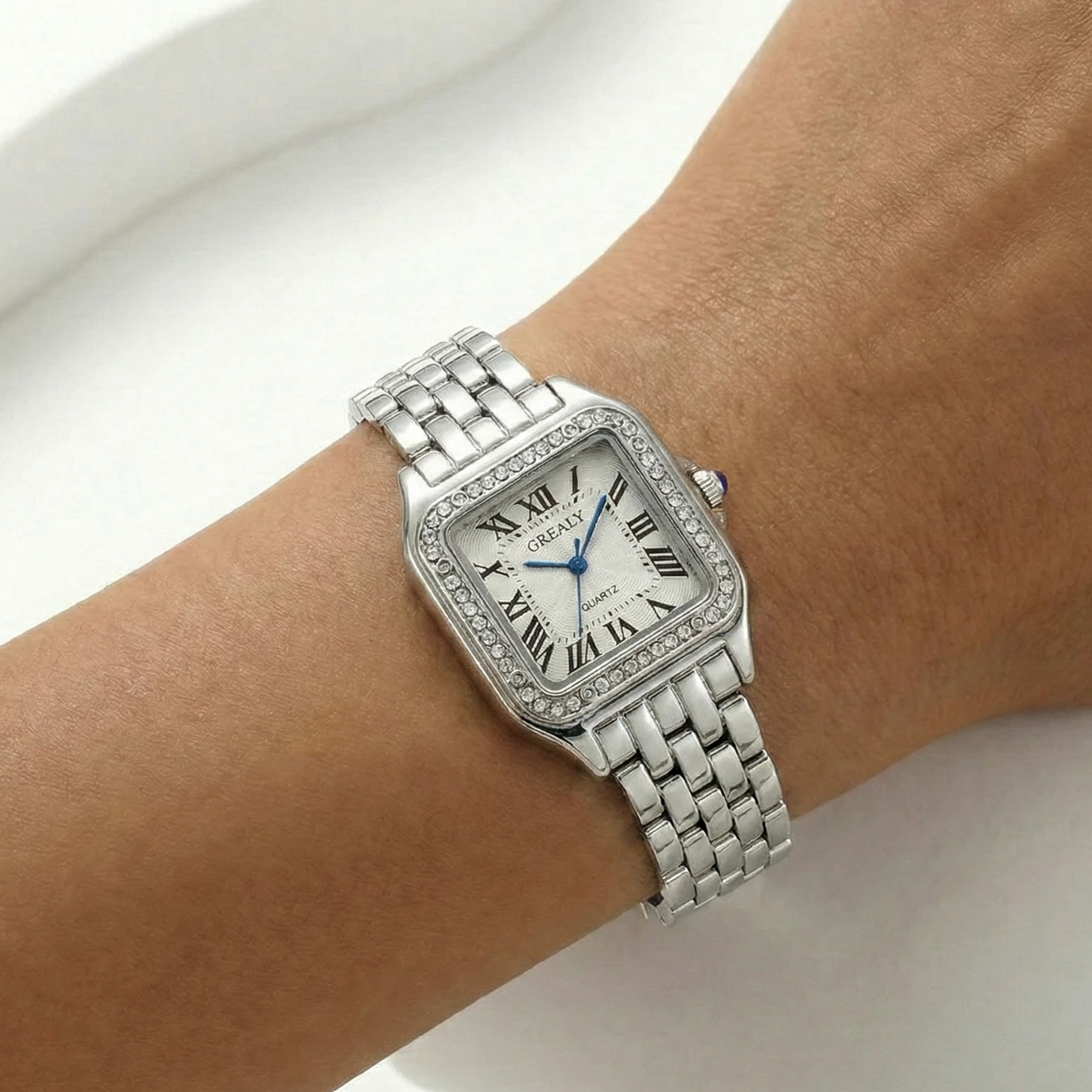 Montre femme - l’Intemporelle L’argent scintillant